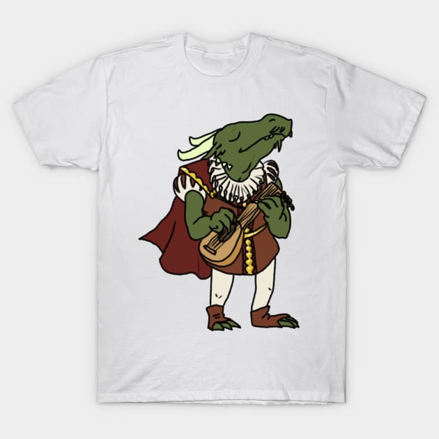 Dragonborn Bard T-Shirt by NathanBenich